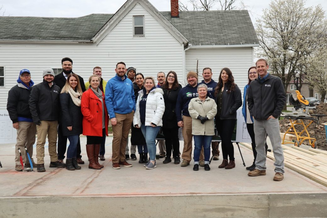 Habitat staff at press conference