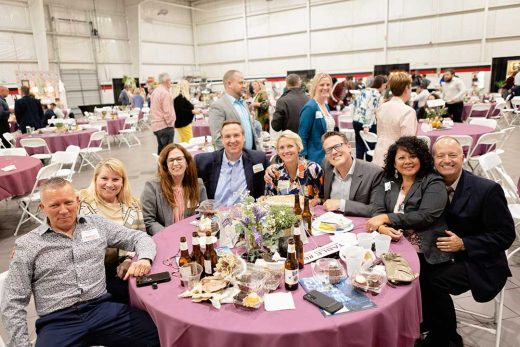Event attendees at table