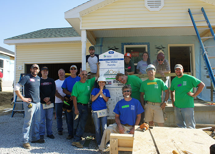 Habitat volunteers