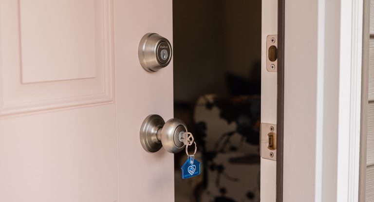 Key in door