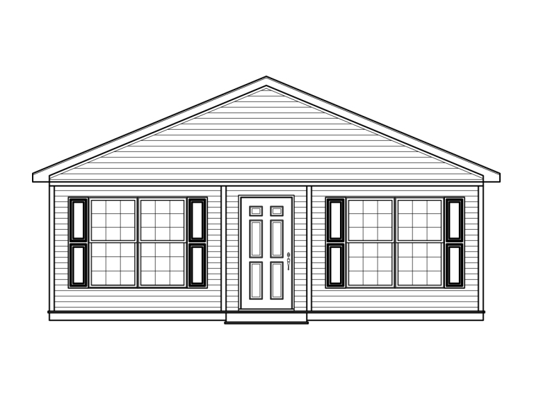 Triumph floor plan front illustration