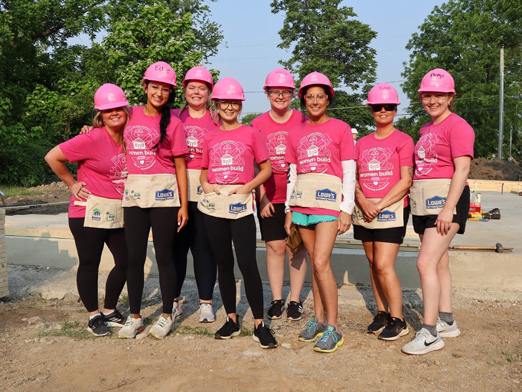 Group of women volunteers