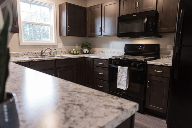 Kitchen counter view - Victory floorplan