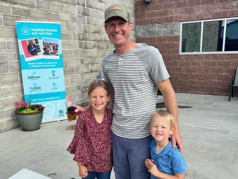 Jeff with his kids