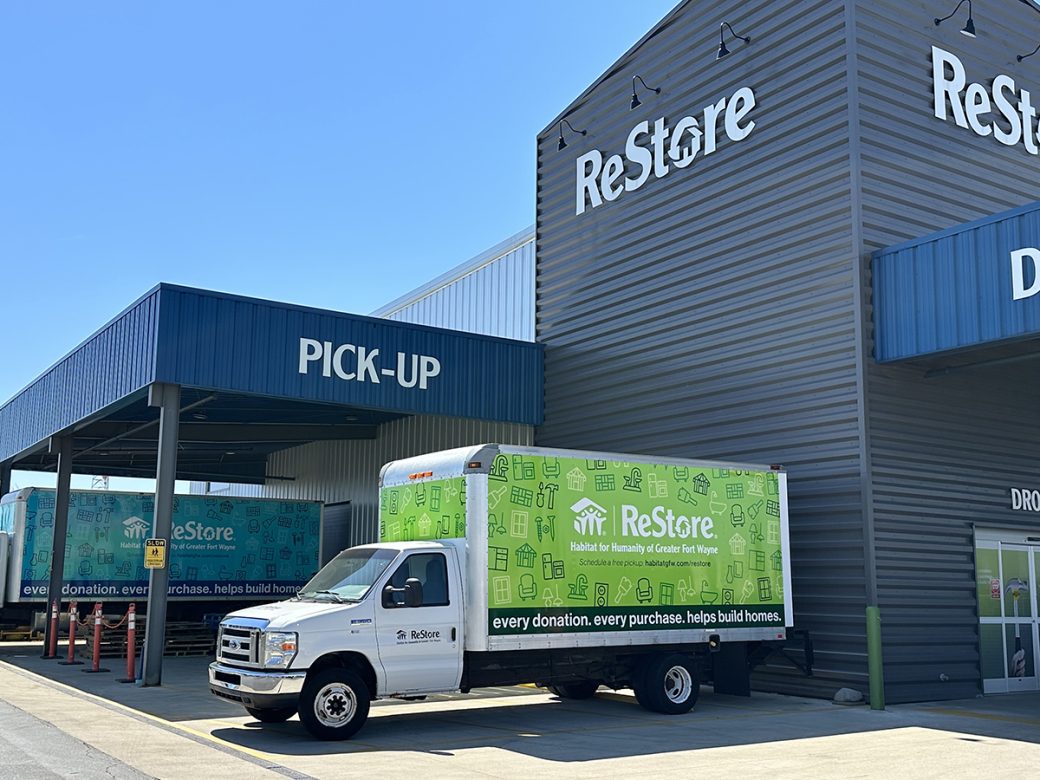 ReStore building and truck