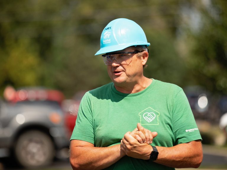 Mike in hard hat