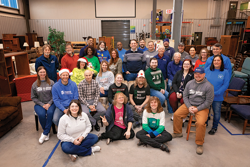 Habitat employees posing for photo
